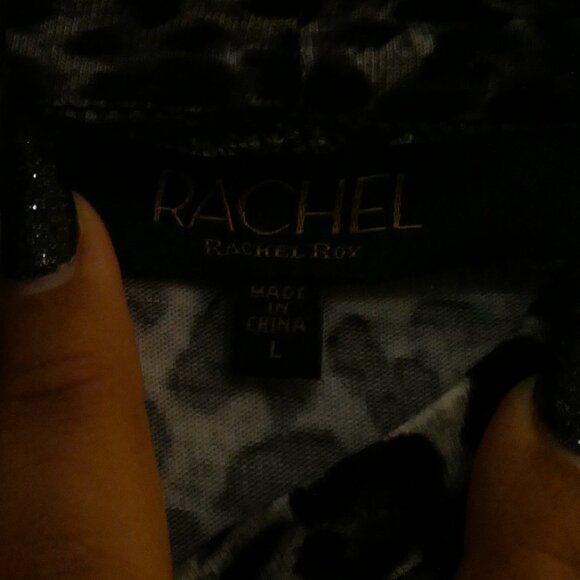 Rachel Roy Turtleneck Animal Print Dress in LARGE - Picture 1 of 3